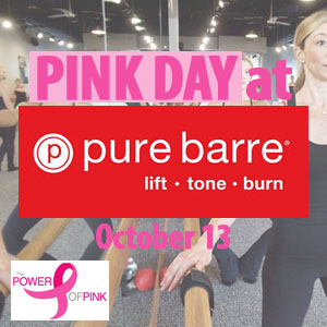 Pink Day at Pure Barre October 13 – Arlington Free Clinic